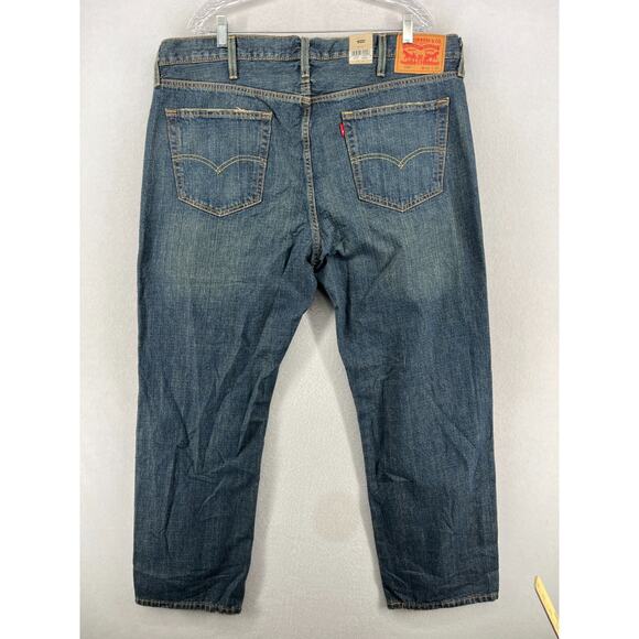 LEVIS 559 Jeans Mens 42x30 Relaxed Straight Fit Stretch Cotton Wash Blue NEW - Picture 2 of 16